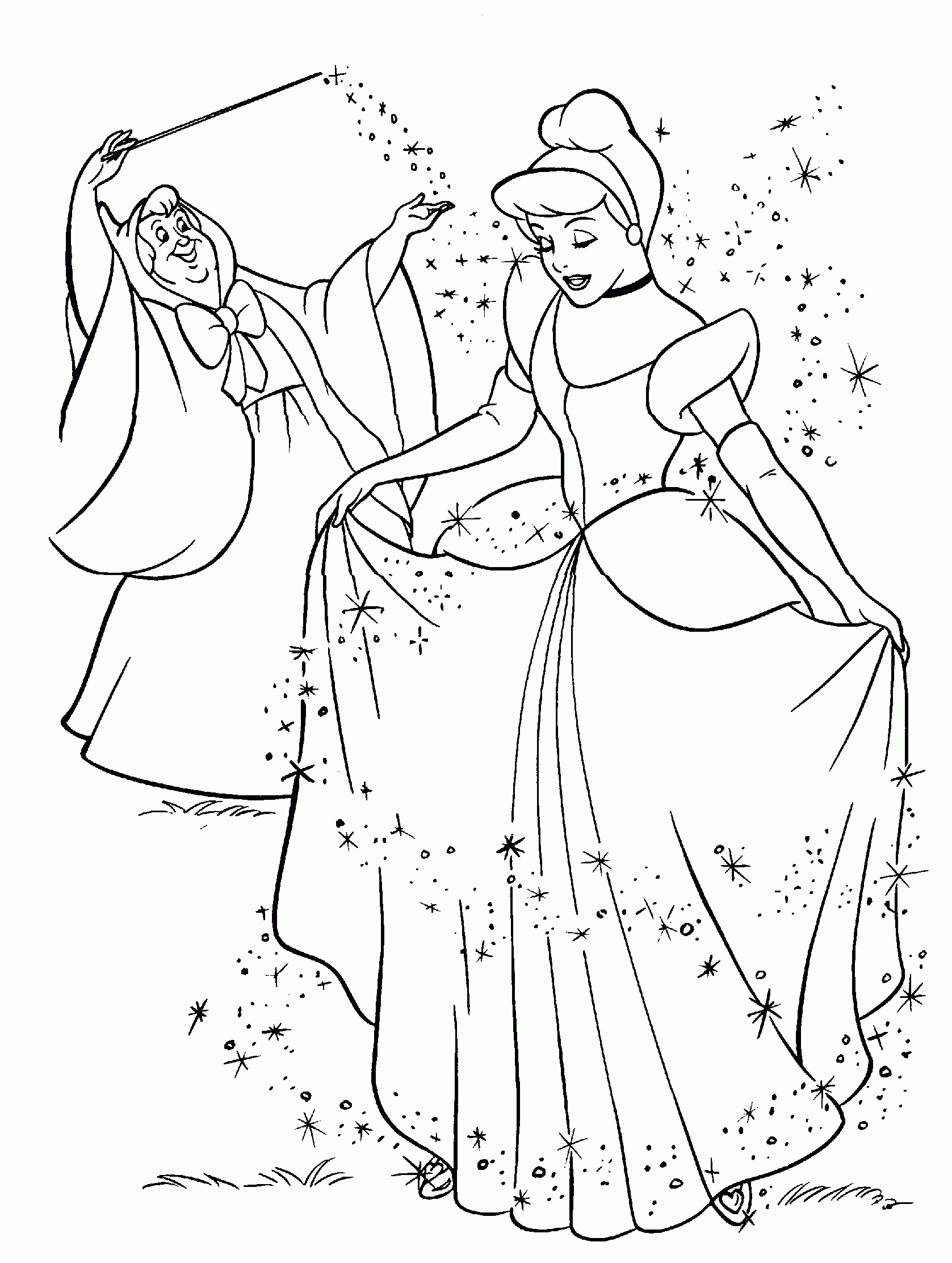 Free Printable Cinderella Coloring Pages For Kids Free Printable Cinderella Coloring Pages For Kids