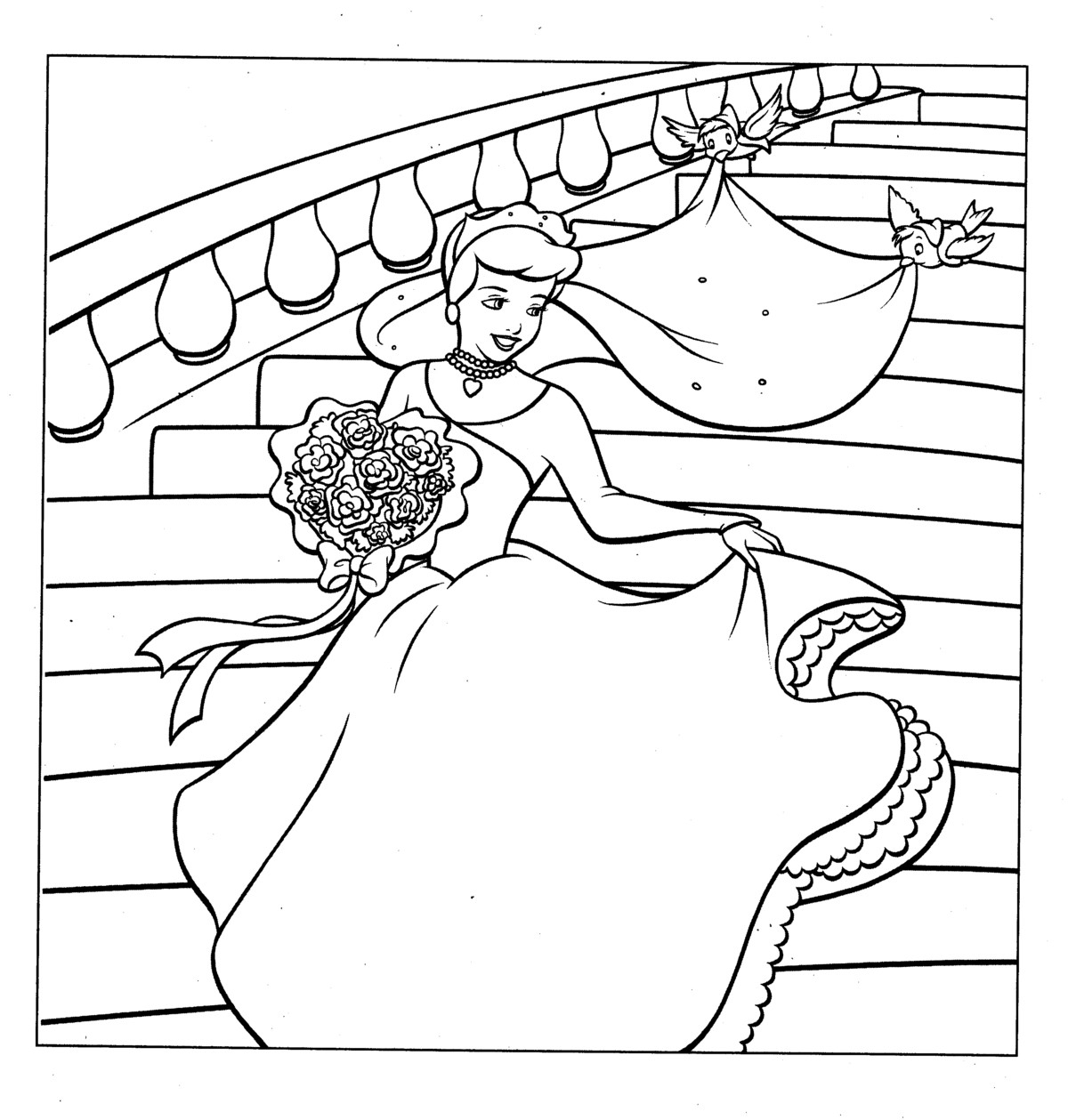 Free Printable Cinderella Coloring Pages For Kids Free Printable Cinderella Coloring Pages For Kids