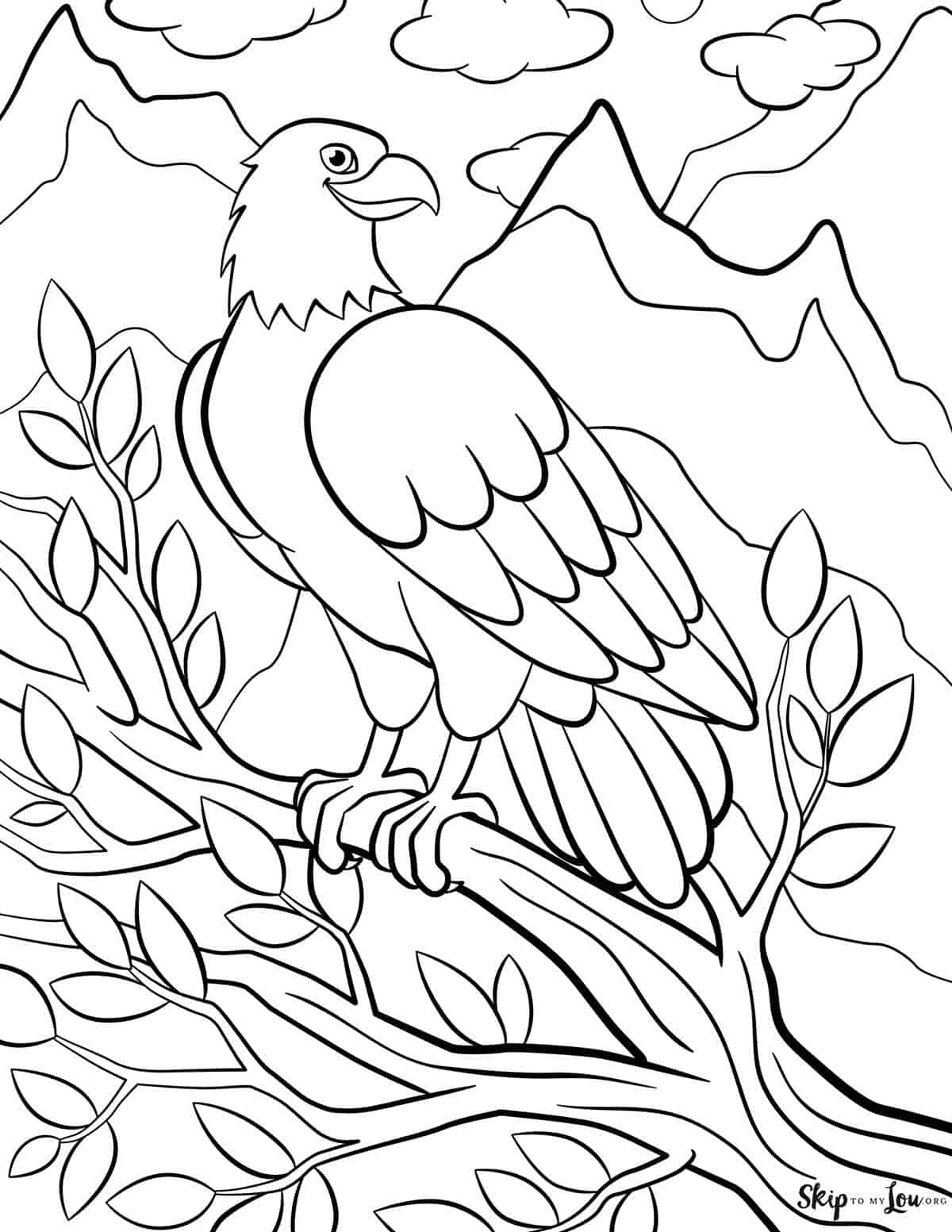 eagle coloring pages