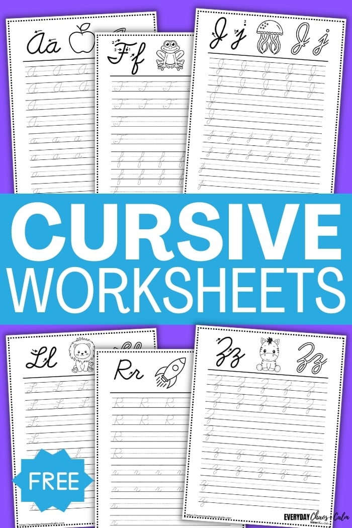 Free Printable Cursive Worksheets For Practicing Letters Free Printable Cursive Worksheets For Practicing Letters