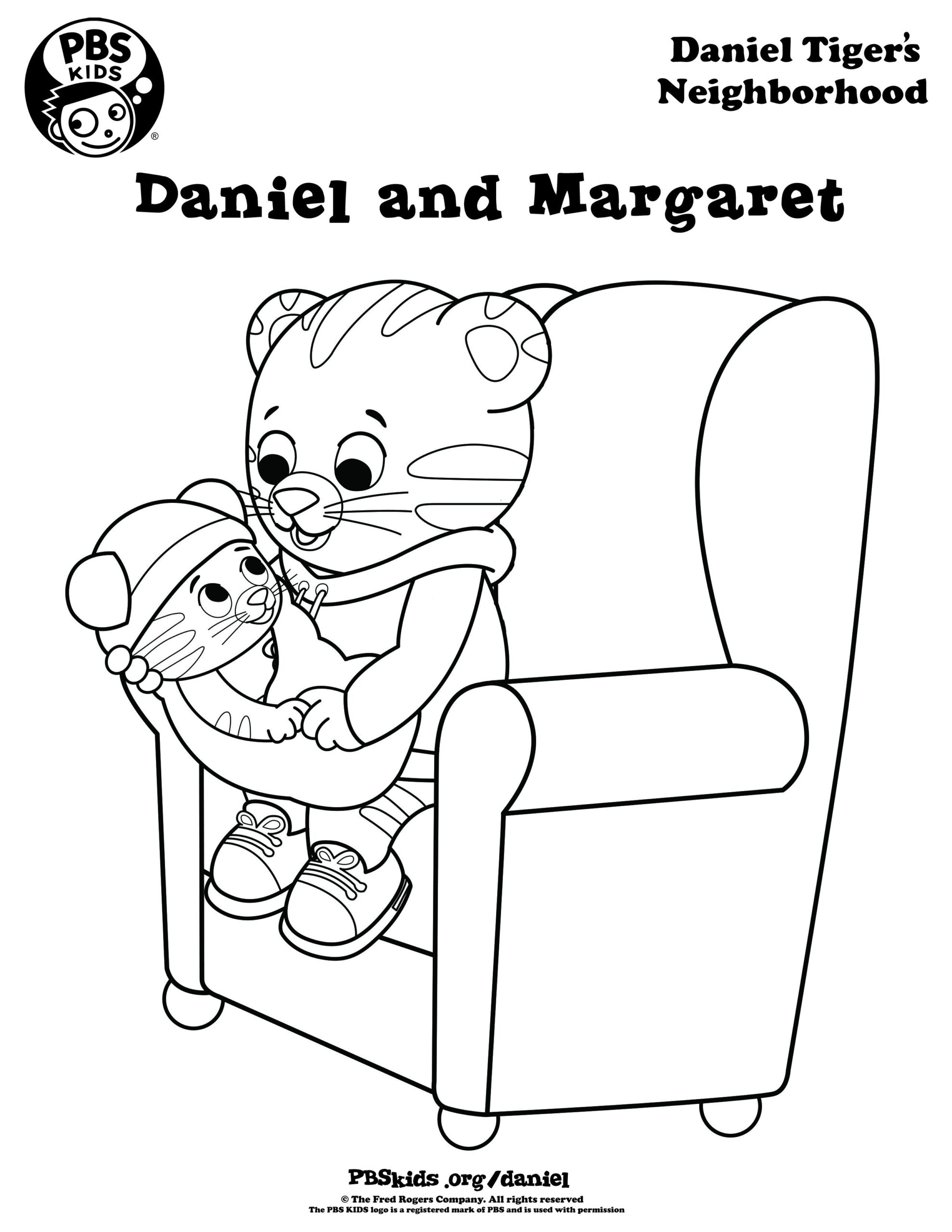 Free Printable Daniel Tiger Coloring Pages