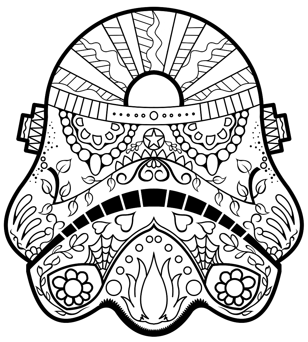 Free Printable Day Of The Dead Coloring Pages