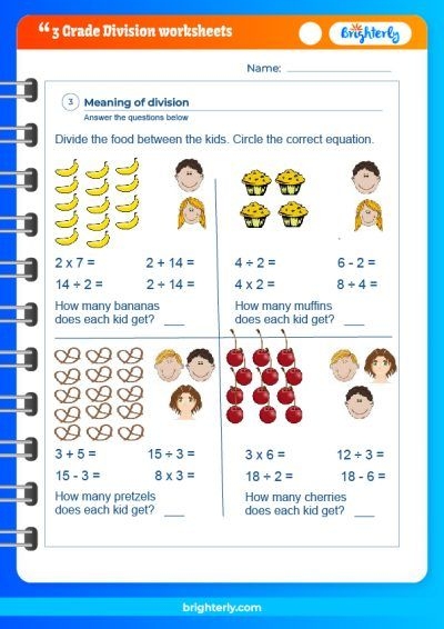 FREE Printable Division Worksheets For Grade 3 PDFs Brighterly