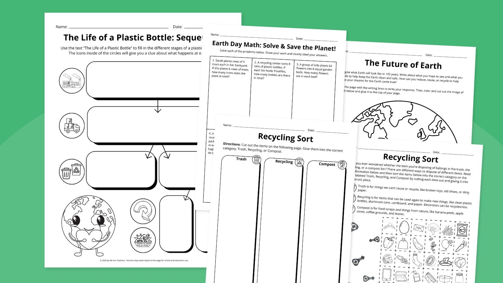 Free Printable Earth Day Worksheets Free Printable Earth Day Worksheets