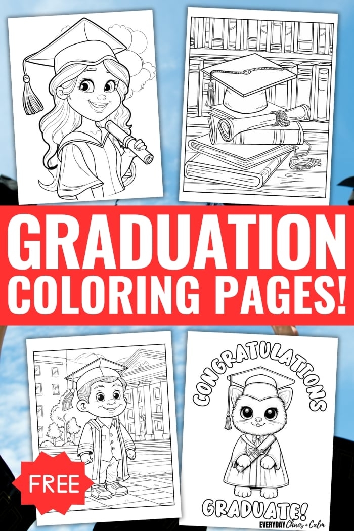 Free Printable Graduation Coloring Pages