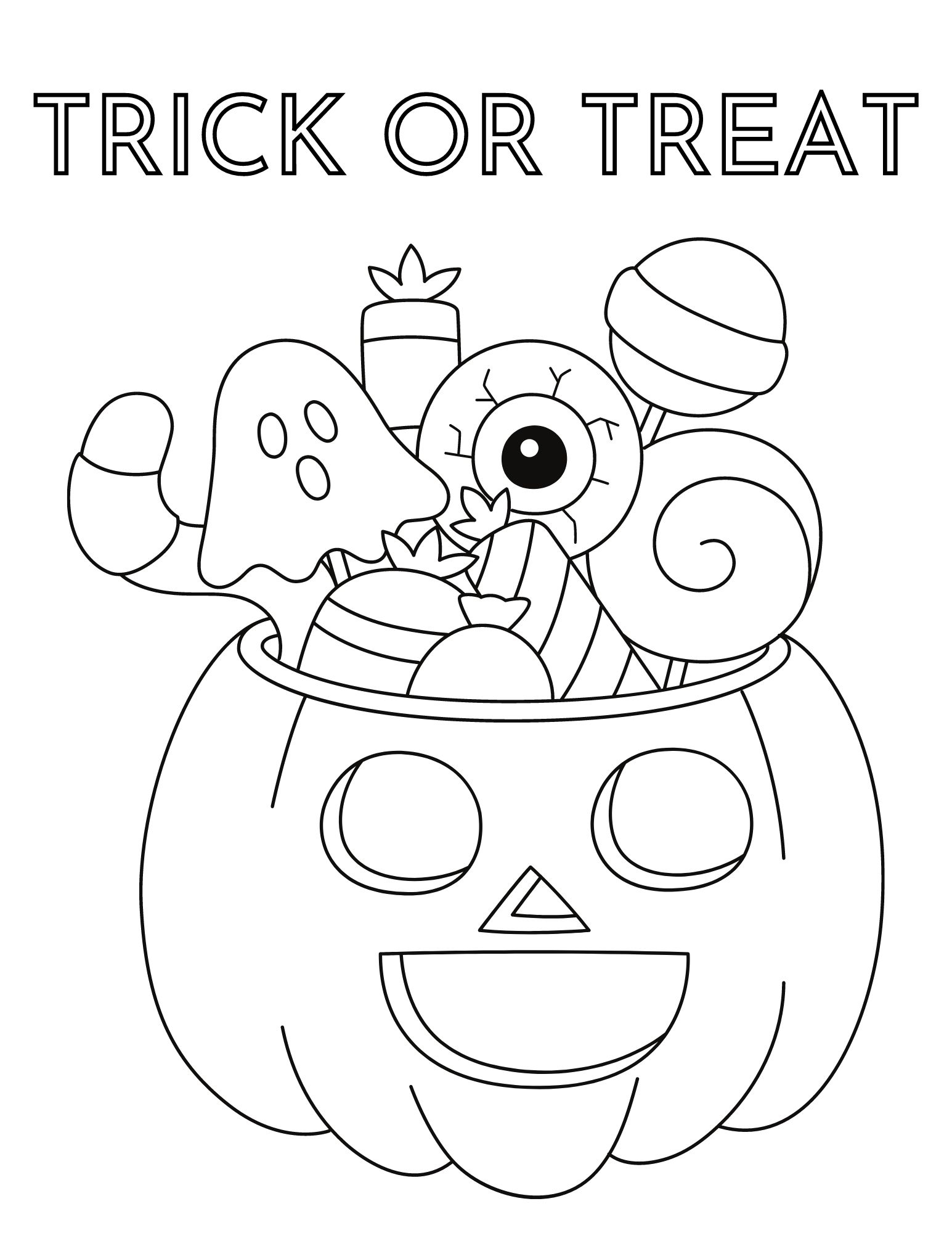 Free Printable Halloween Coloring Pages For Toddlers Kids The 