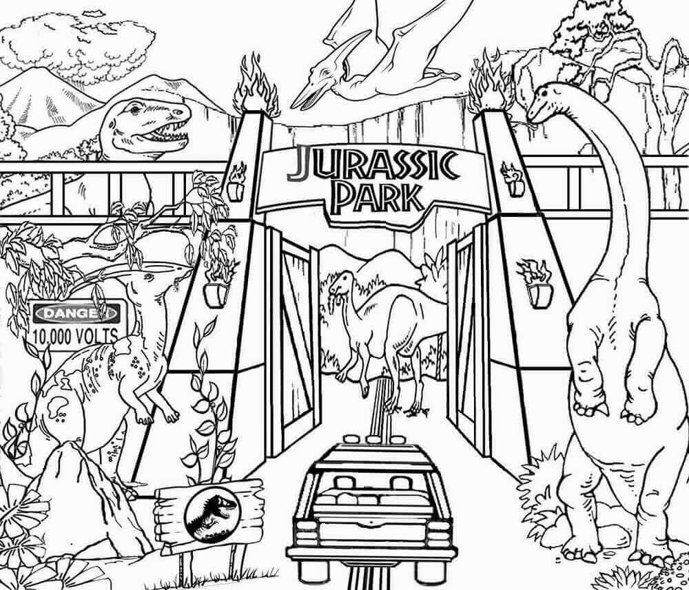 Free Printable Jurassic World Coloring Pages Free Printable Jurassic World Coloring Pages