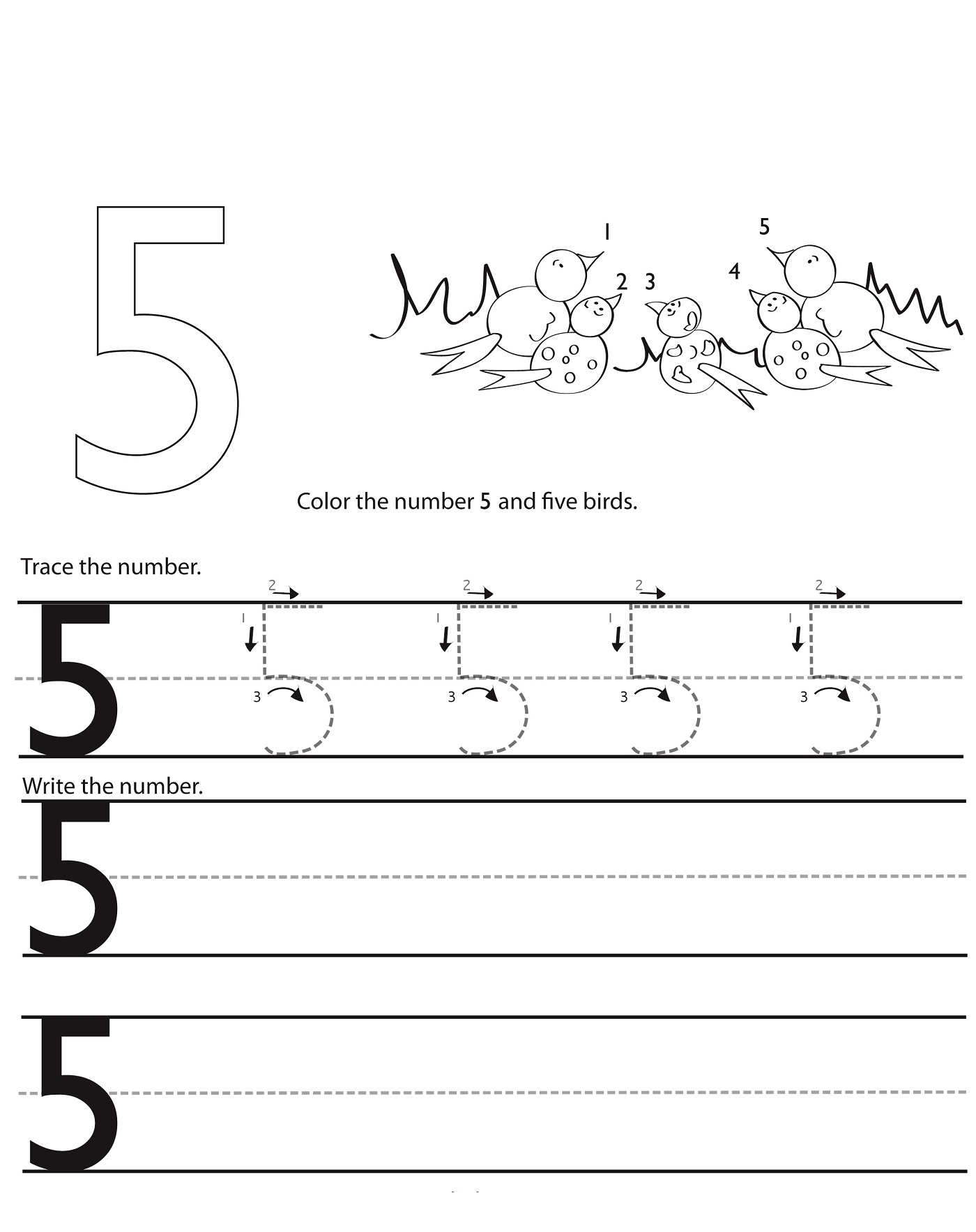 Free Printable Kindergarten Number Worksheets Activity Shelter Free Printable Kindergarten Number Worksheets Activity Shelter