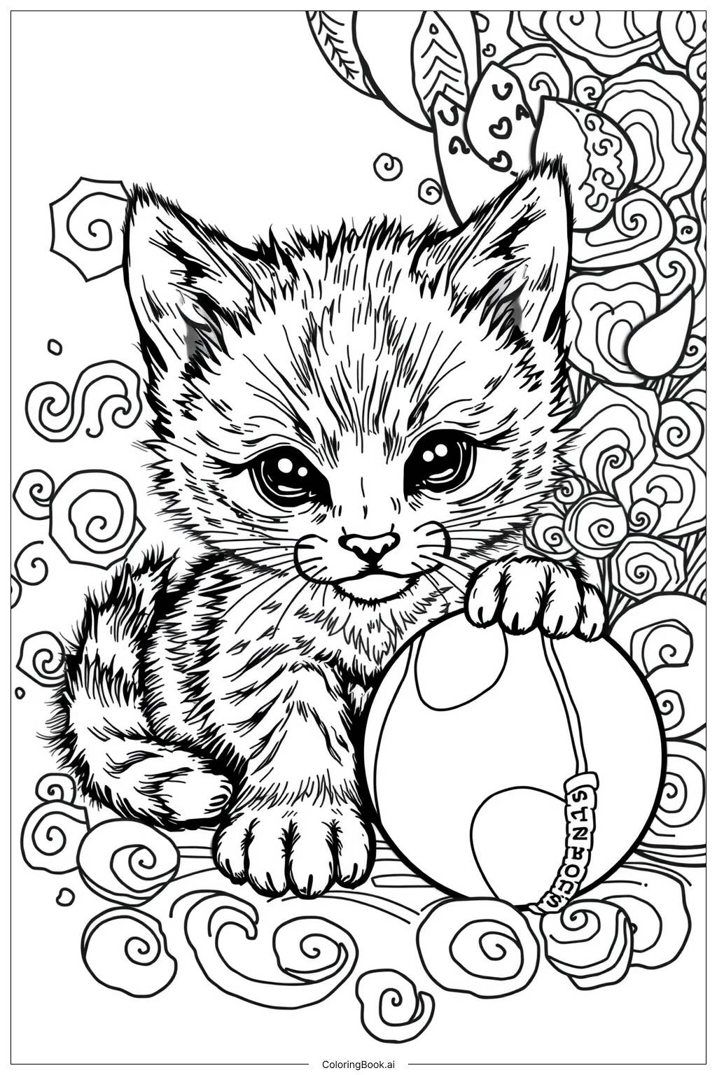 Free Printable Kitten Coloring Pages 2025 