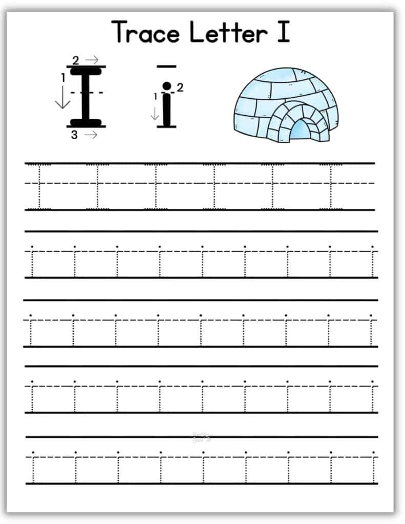 Free Printable Letter I Worksheets Perfect For Kindergarten Free Printable Letter I Worksheets Perfect For Kindergarten