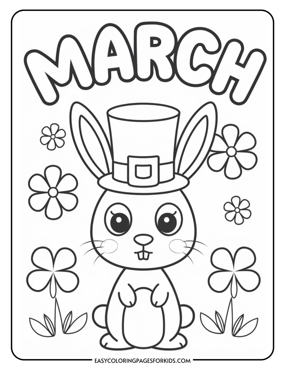 Free Printable March Coloring Pages For Kids Coloring Pages