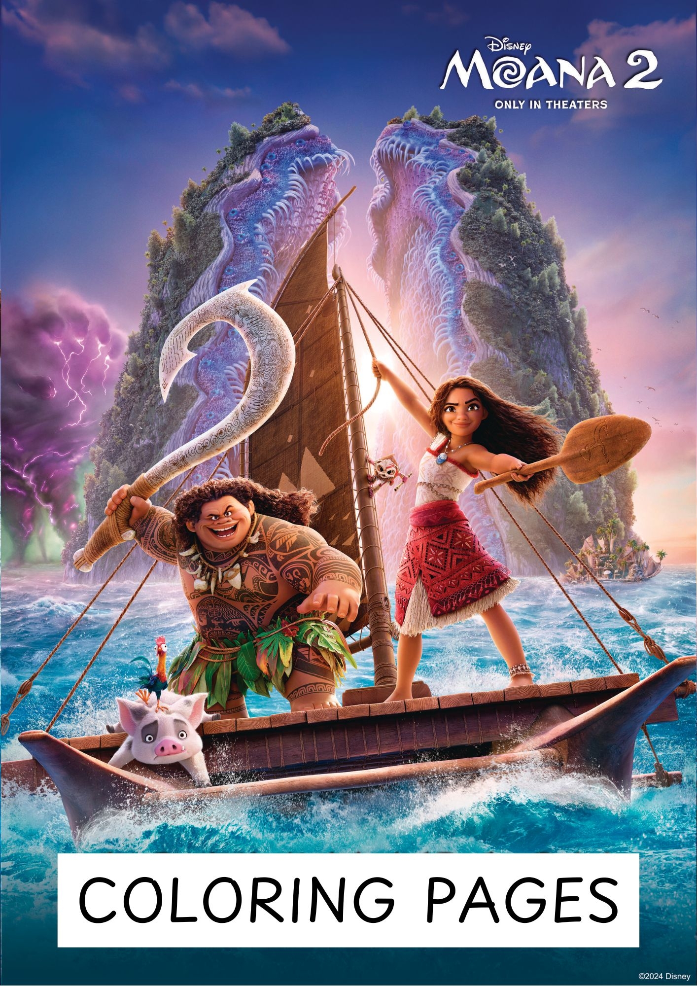 Free Printable Moana 2 Coloring Pages For Kids Seeing Dandy Blog