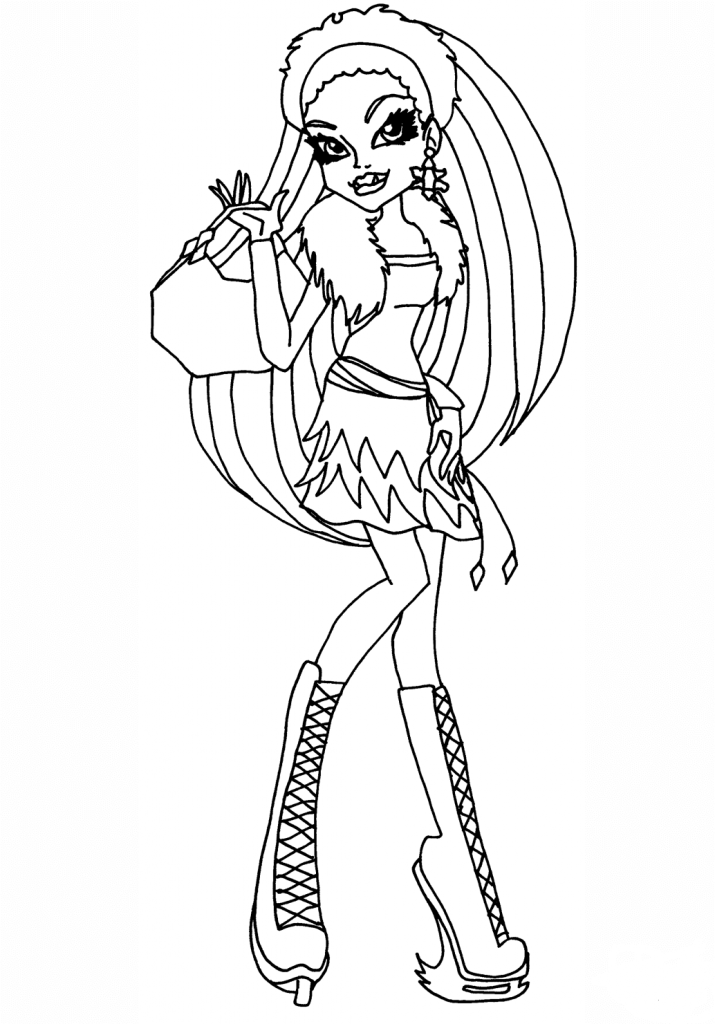 Free Printable Monster High Coloring Pages ScribbleFun