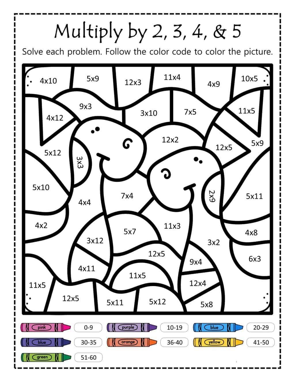 Free Printable Multiplication Color By Number Printable Calendars AT Free Printable Multiplication Color By Number Printable Calendars AT