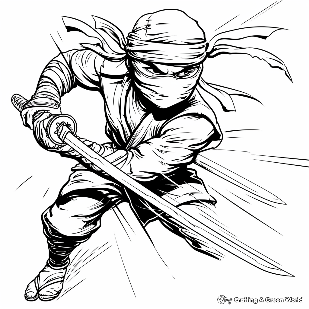 Free Printable Ninja Coloring Pages Fanny Printable