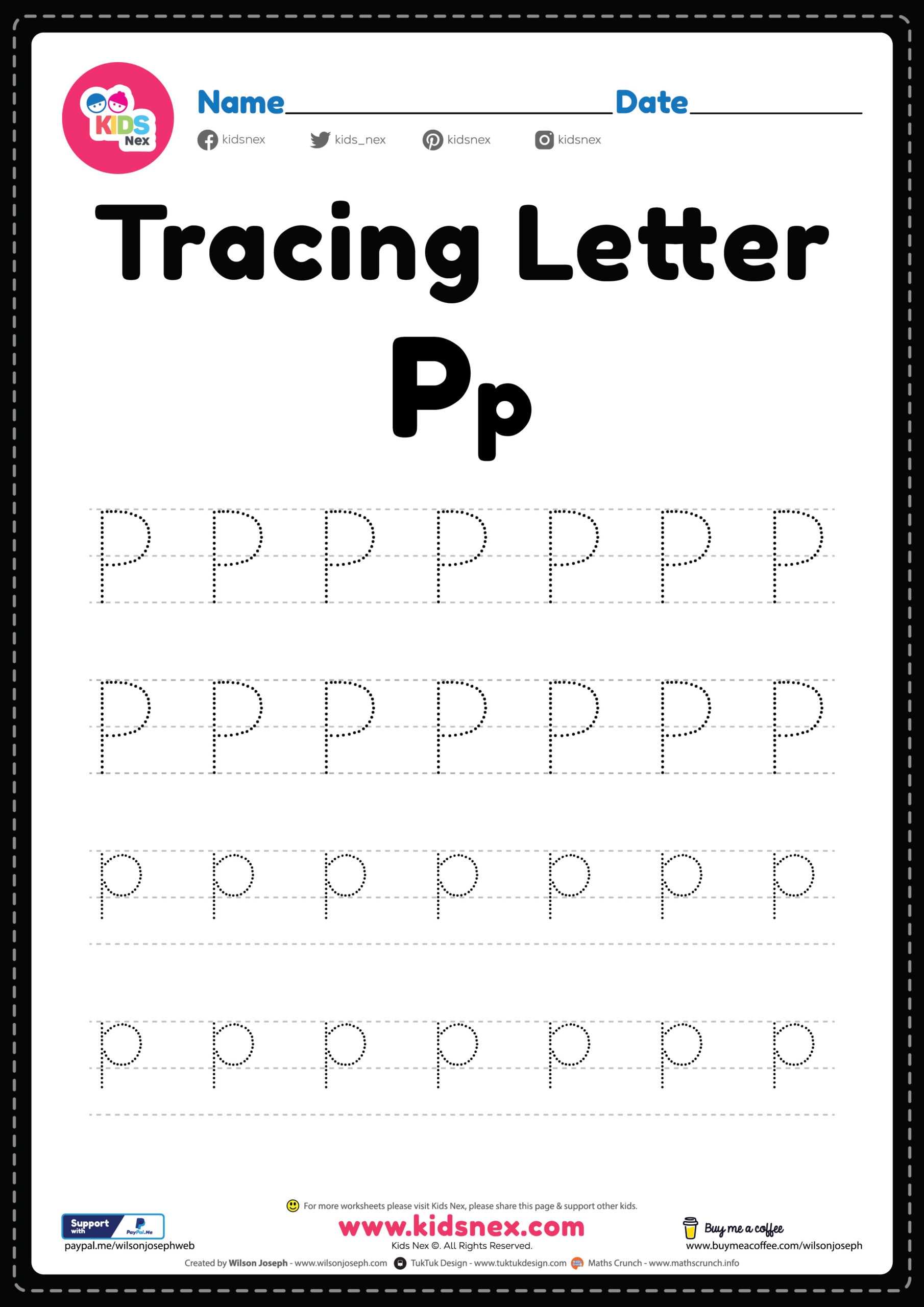 letter p worksheet letter p worksheet