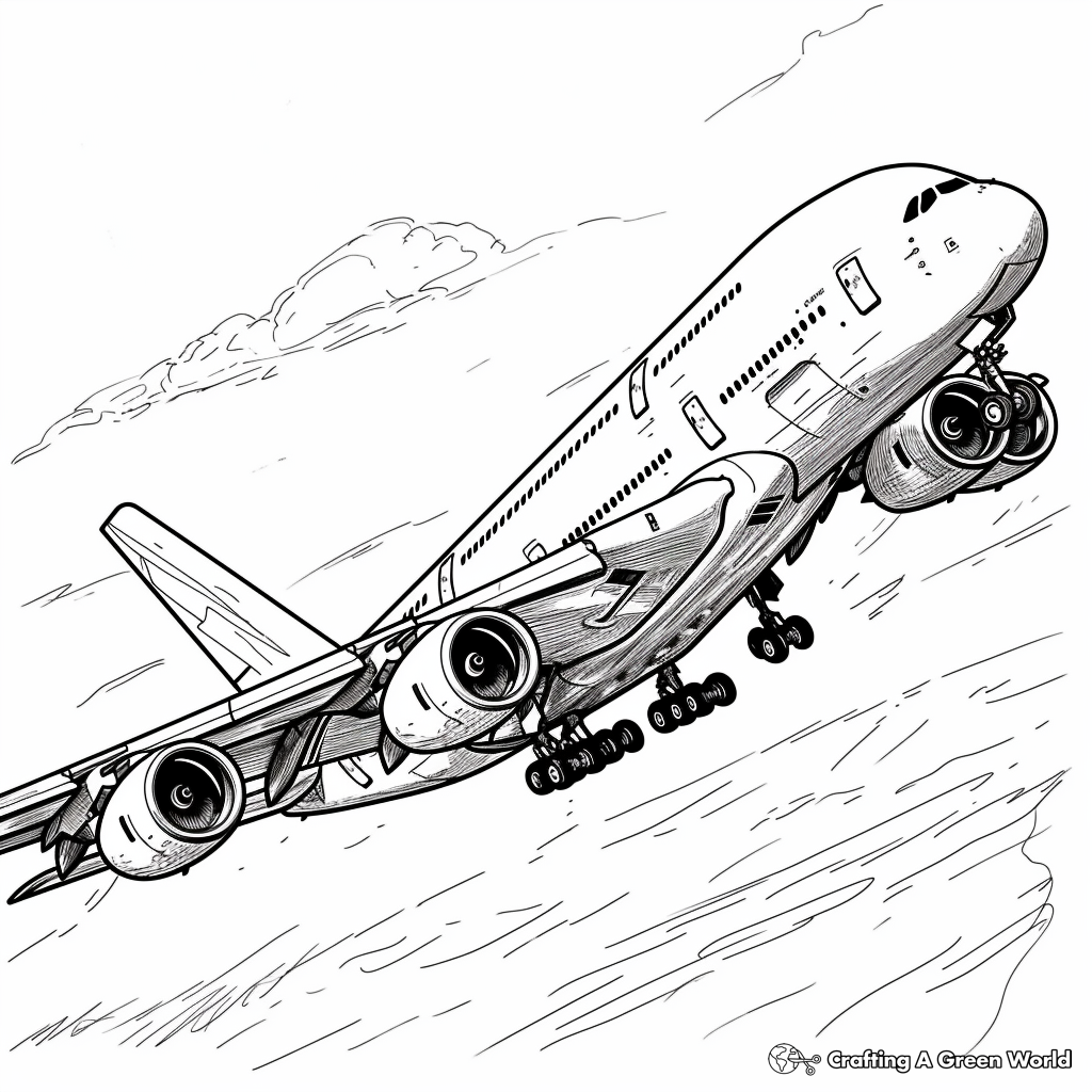 Free Printable Plane Coloring Pages Take Flight With Imagination