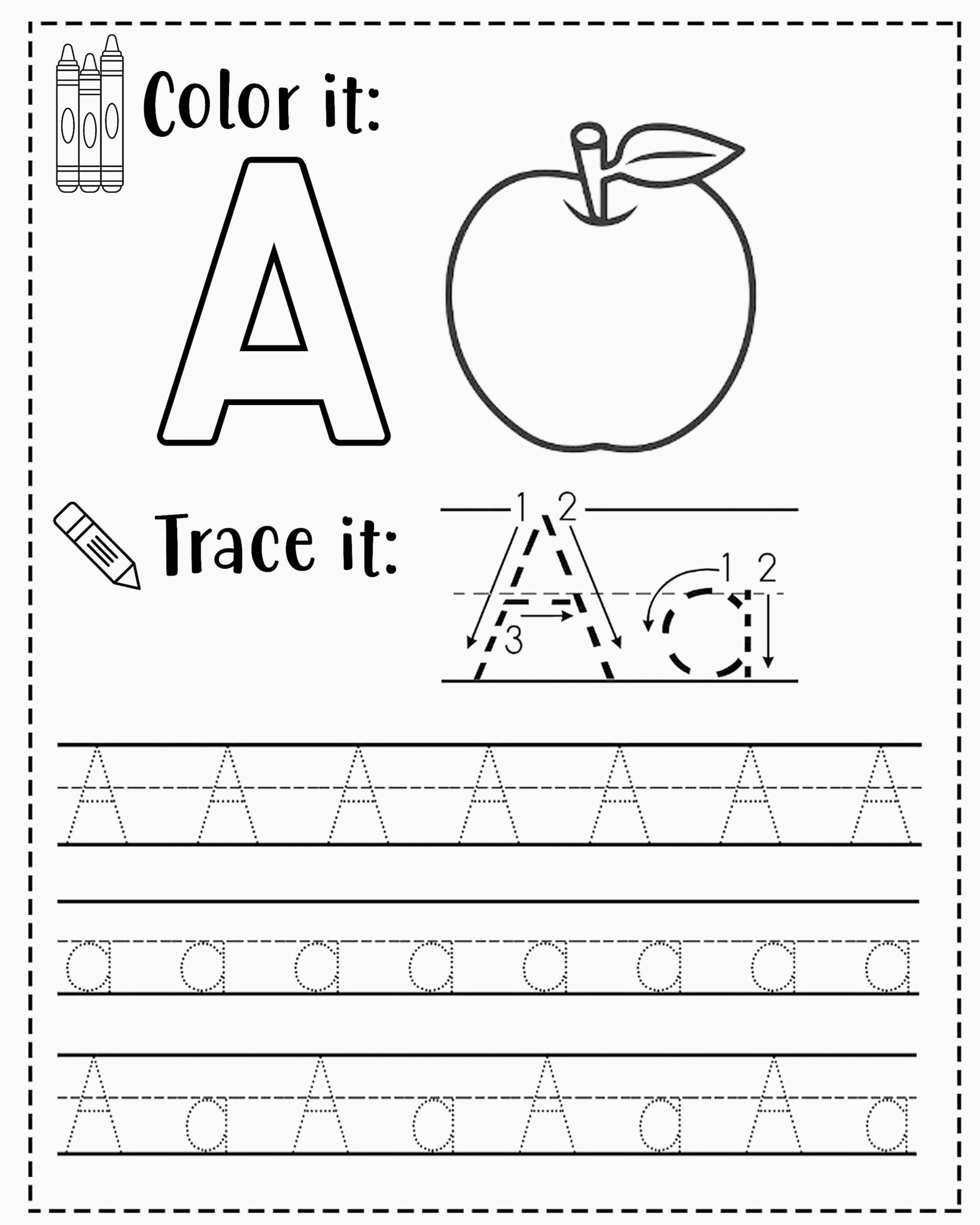 Free Printable Preschool Alphabet Tracing Worksheets Alphabet Tracing 