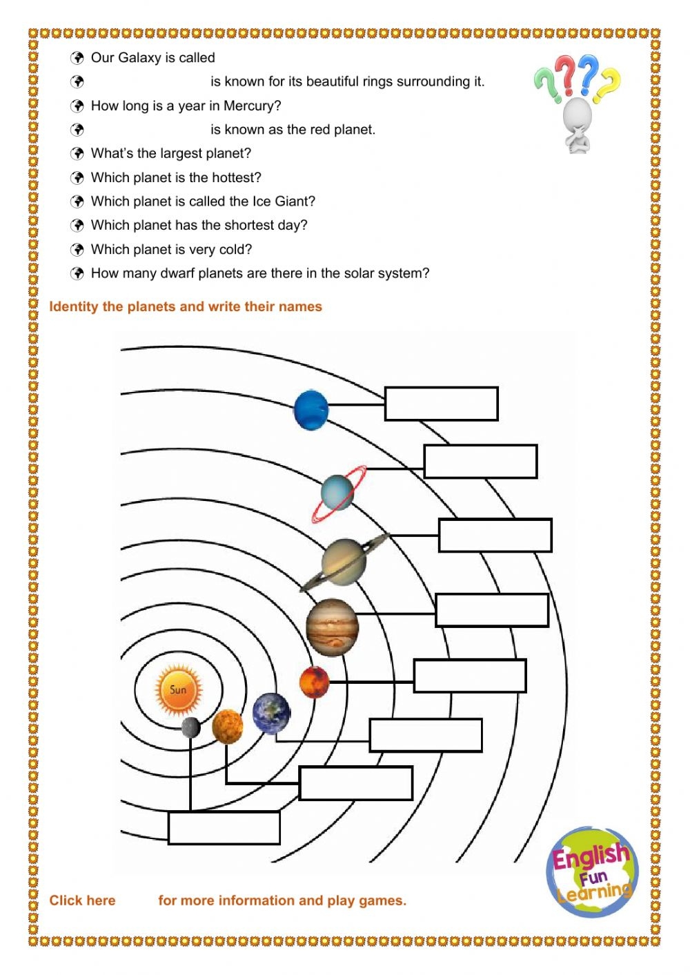 Free Printable Solar System Worksheets Lyana Worksheets
