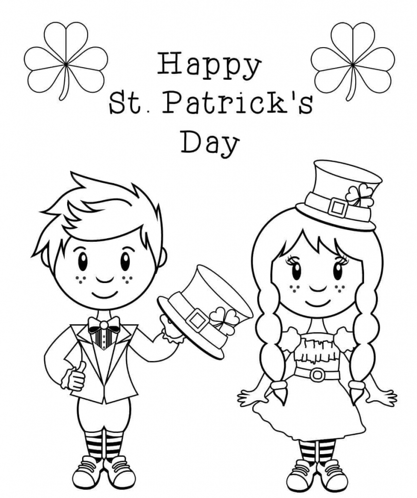 Free Printable St Patrick s Day Coloring Pages