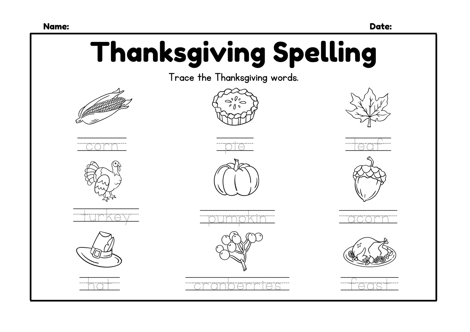 FREE Printable Thanksgiving Worksheets For Preschool Worksheets Library FREE Printable Thanksgiving Worksheets For Preschool Worksheets Library