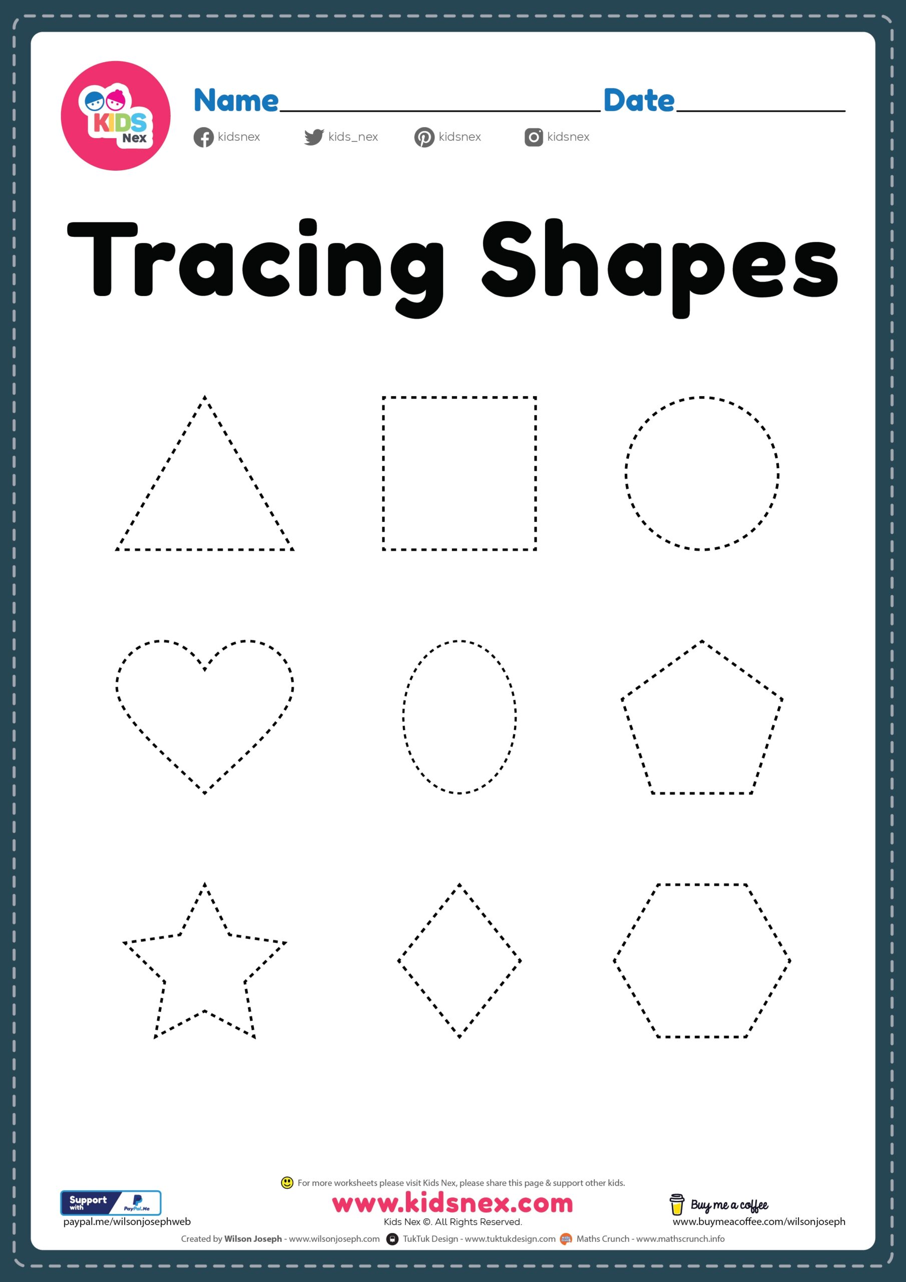 Free Printable Tracing Shapes Worksheets Pdf Printable Word Searches Free Printable Tracing Shapes Worksheets Pdf Printable Word Searches