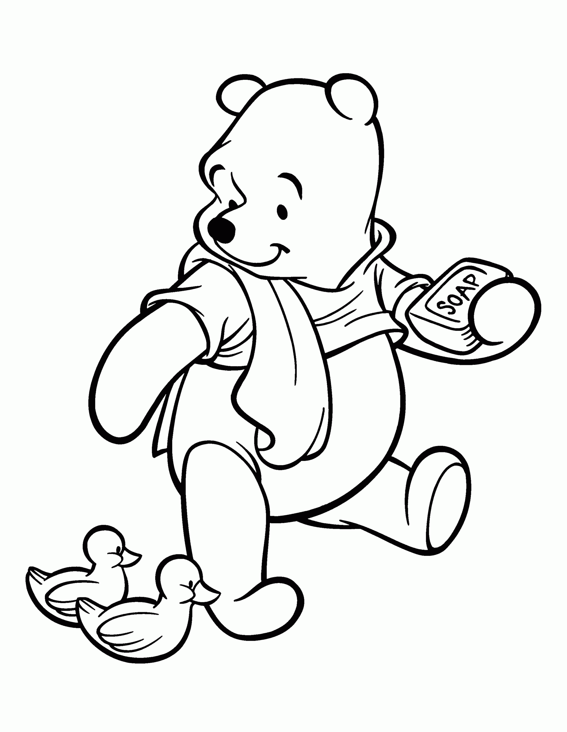 Free Printable Winnie The Pooh Coloring Pages For Kids