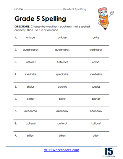 5th grade english worksheets 5th grade english worksheets