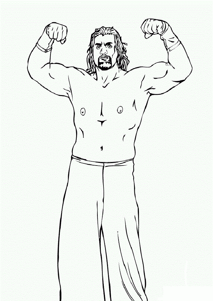 Free Printable World Wrestling Entertainment Or WWE Coloring Pages Free Printable World Wrestling Entertainment Or WWE Coloring Pages