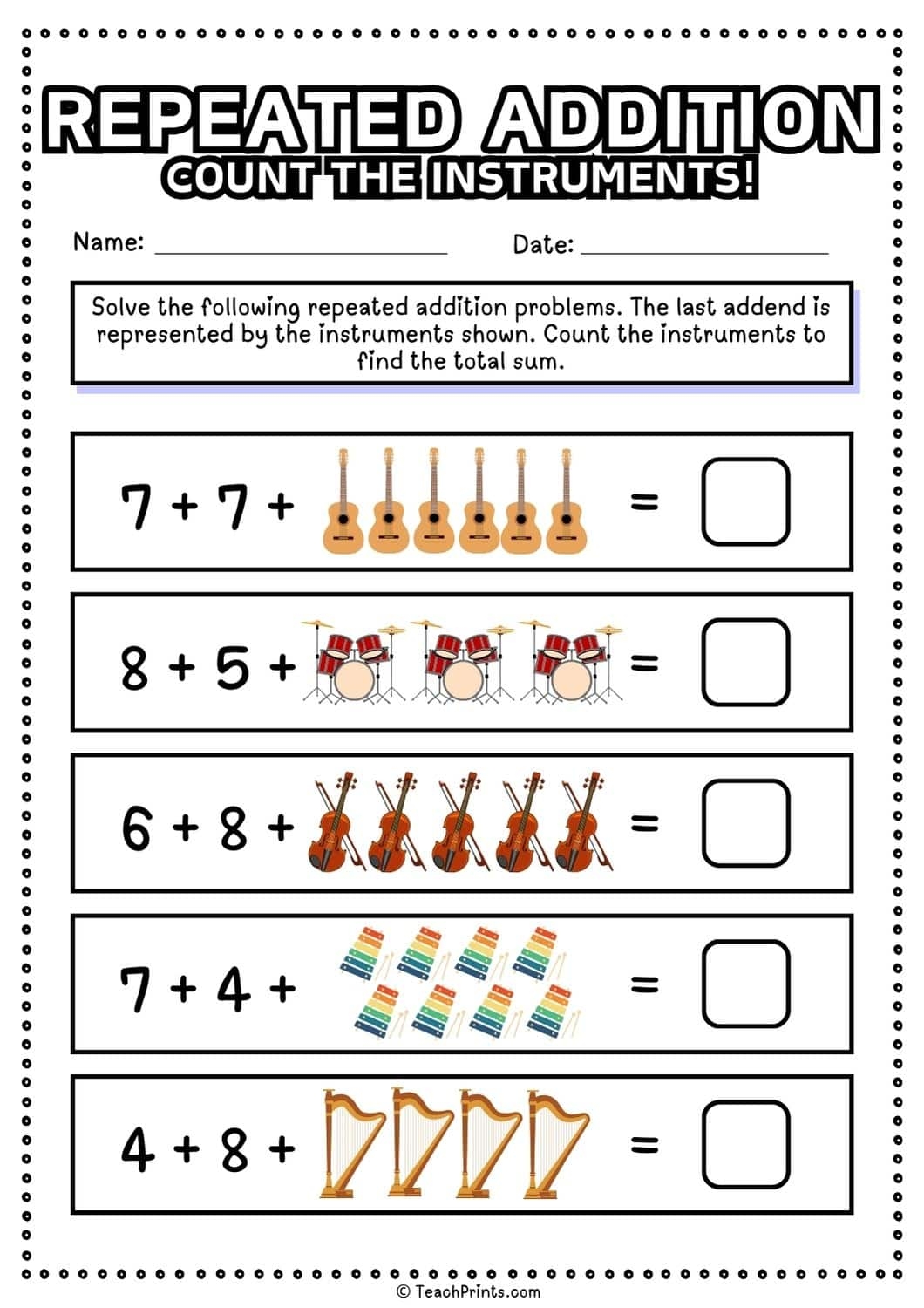 repeated addition worksheets repeated addition worksheets