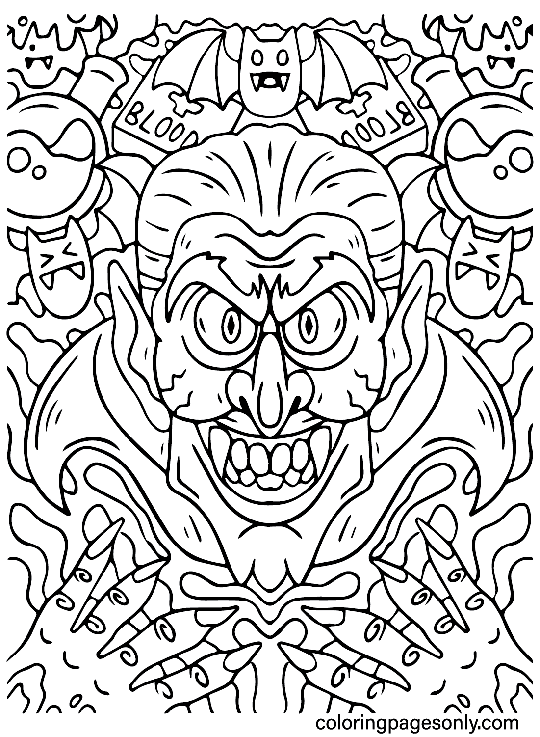 Free Scary Halloween Coloring Pages Spooky Fun Free Coloring Pages Free Scary Halloween Coloring Pages Spooky Fun Free Coloring Pages