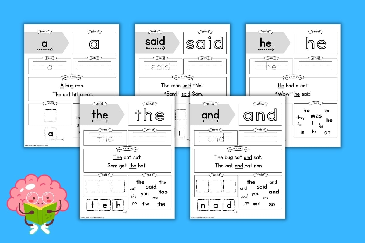 free sight word worksheets free sight word worksheets