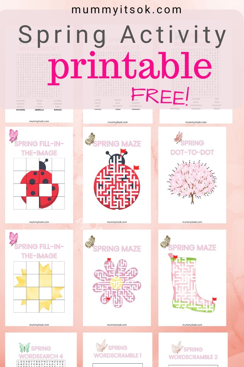 spring activity worksheets