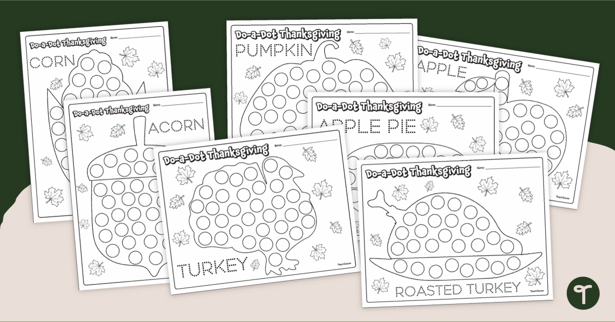 thanksgiving worksheets for preschoolers