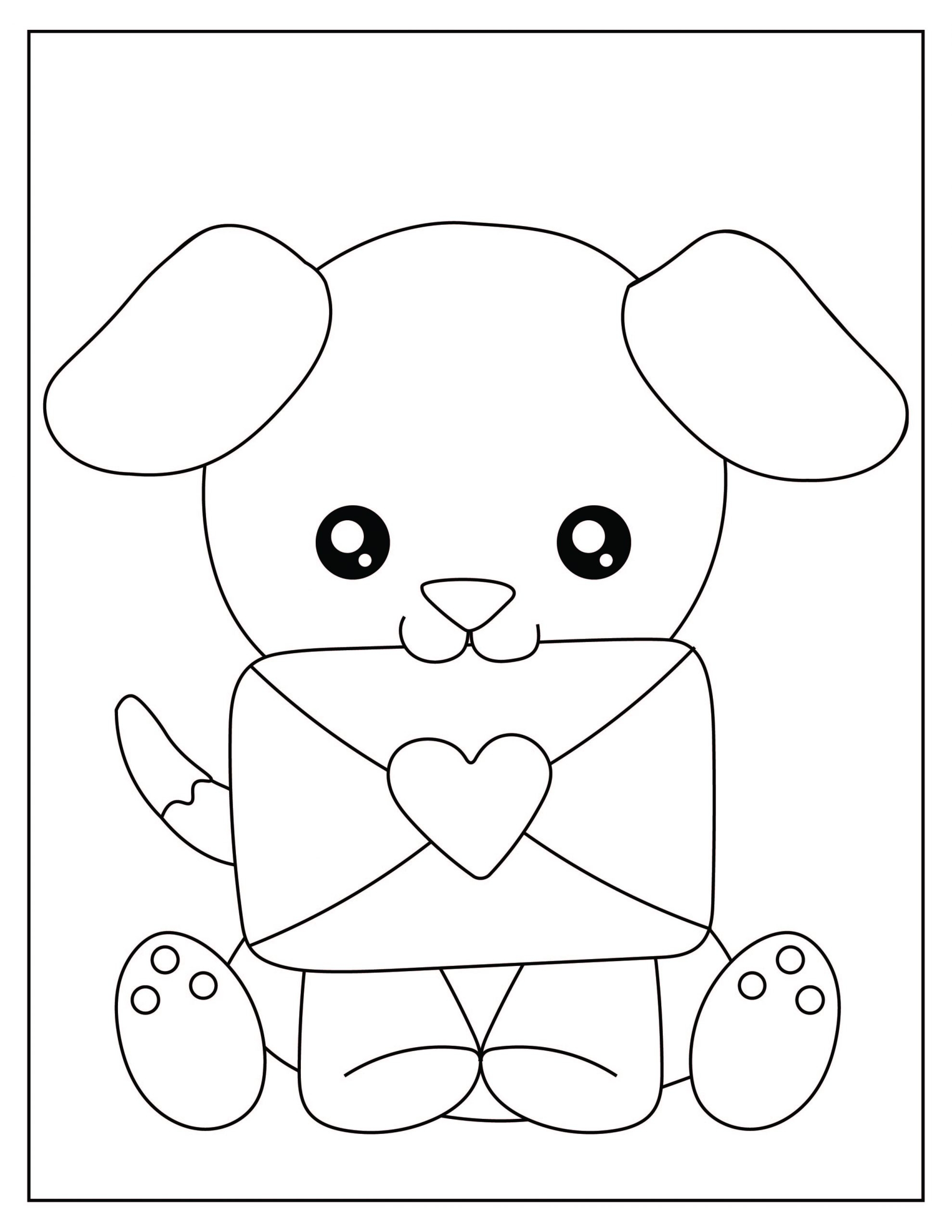 cute coloring pages for valentines day