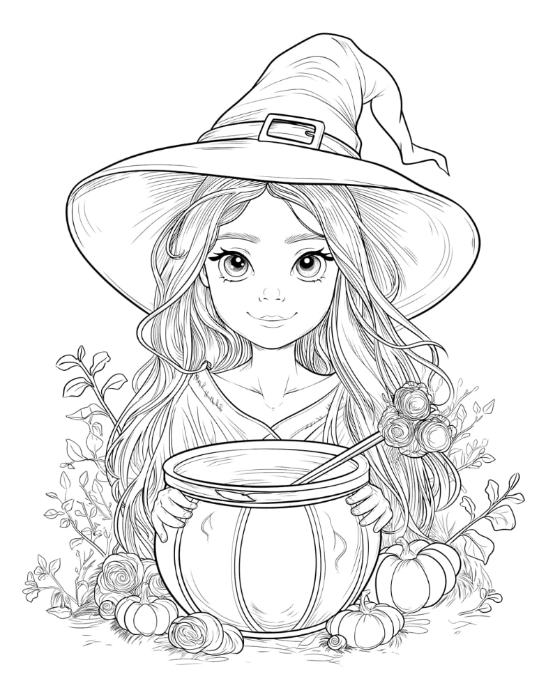 Free Witch Coloring Pages For Kids Free Witch Coloring Pages For Kids