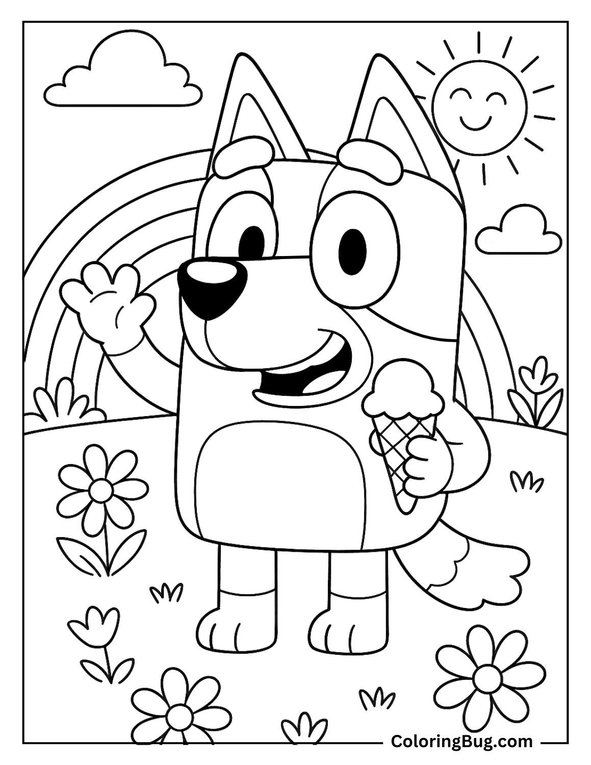 Fun Bluey Coloring Pages Free Pdf Printables Artofit