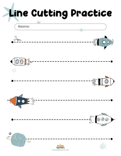 Fun Cutting Practice Worksheets To Build Scissor Skills Worksheets 