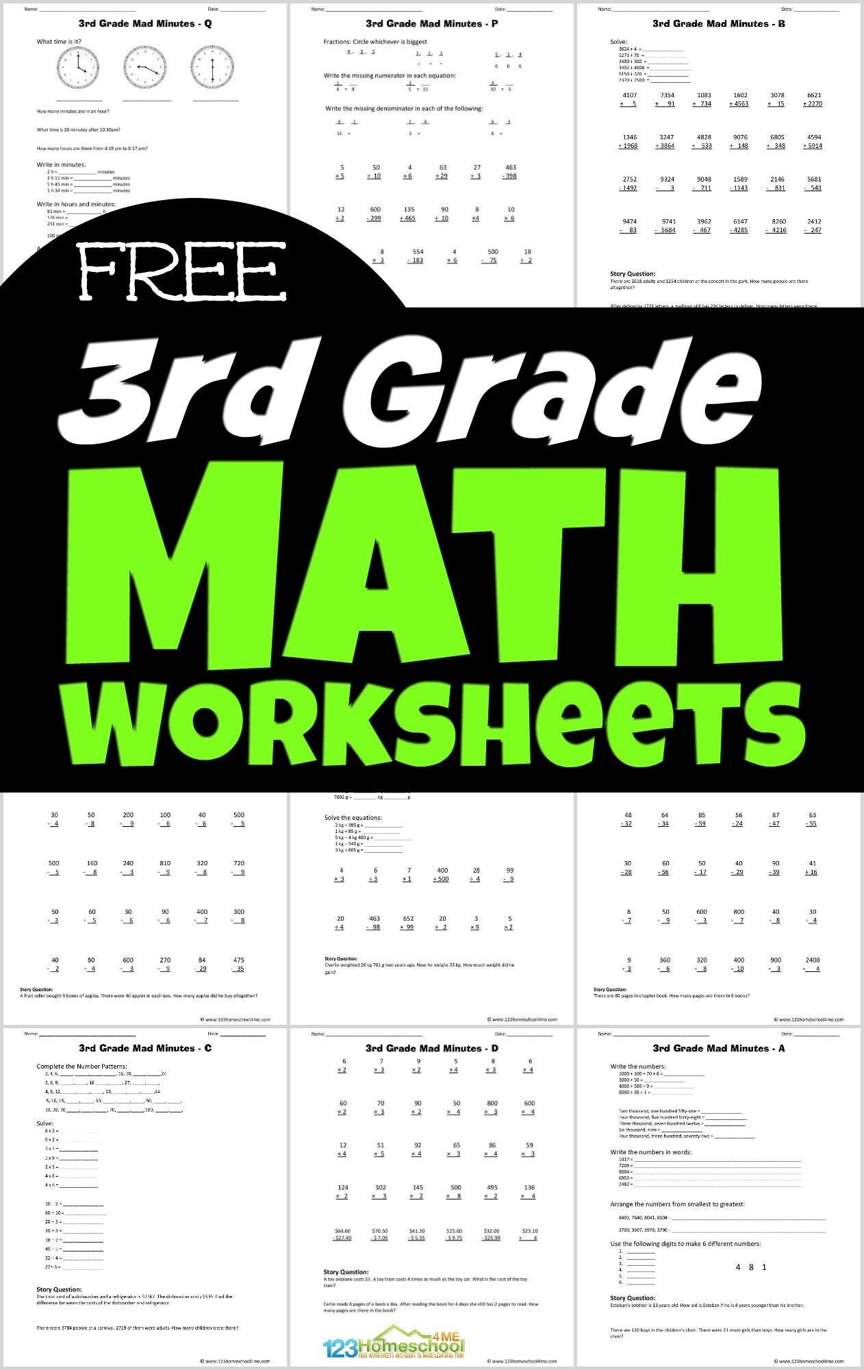 Fun Math Worksheets For 3rd Graders Fun Math Worksheets For 3rd Graders