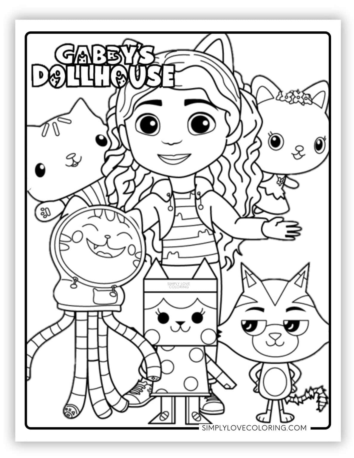 Gabby 39 s Dollhouse Coloring Pages Free PDF Printables Simply Love Gabby 39 s Dollhouse Coloring Pages Free PDF Printables Simply Love