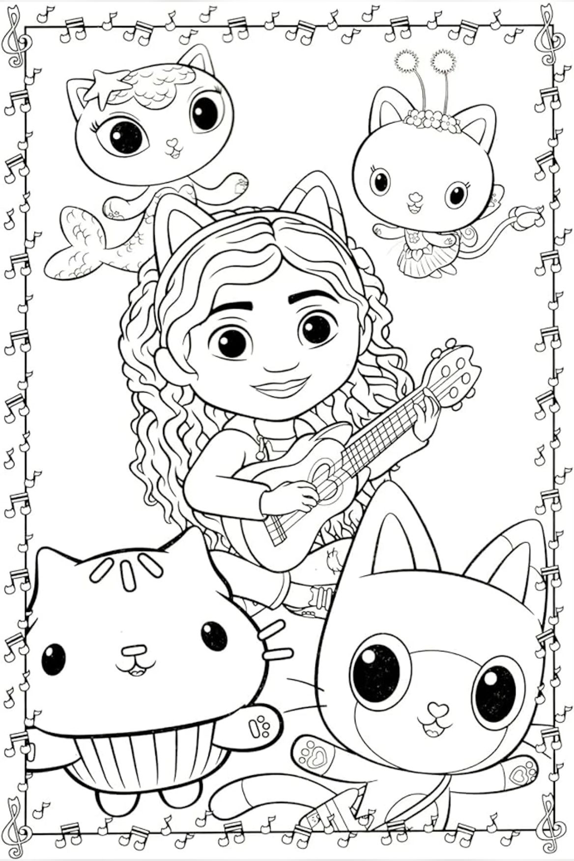 Gabby S Dollhouse Coloring Pages 45 Pages Artofit