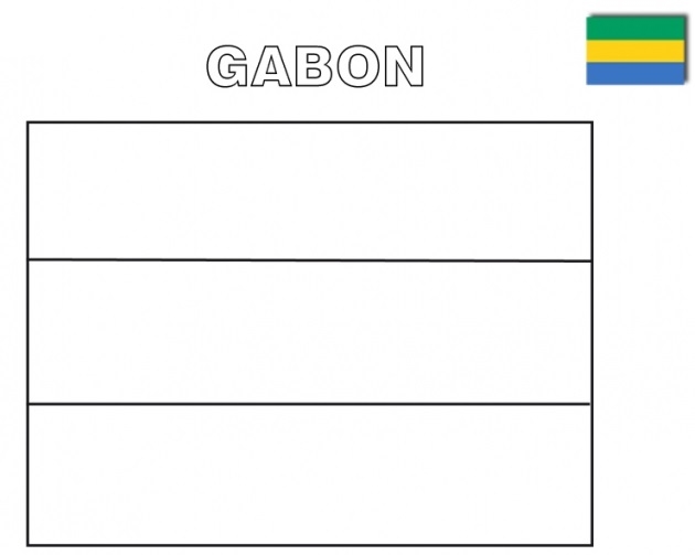 Geography Blog Flag Of Gabon Coloring Page Geography Blog Flag Of Gabon Coloring Page