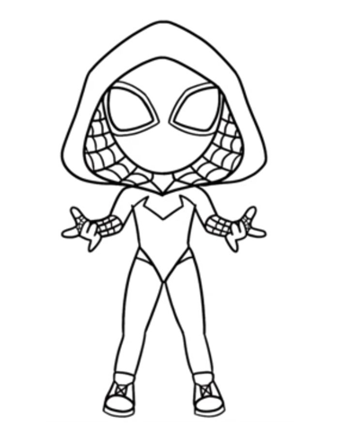Ghost Spider Coloring Pages Free Printable PDF Ghost Spider Coloring Pages Free Printable PDF