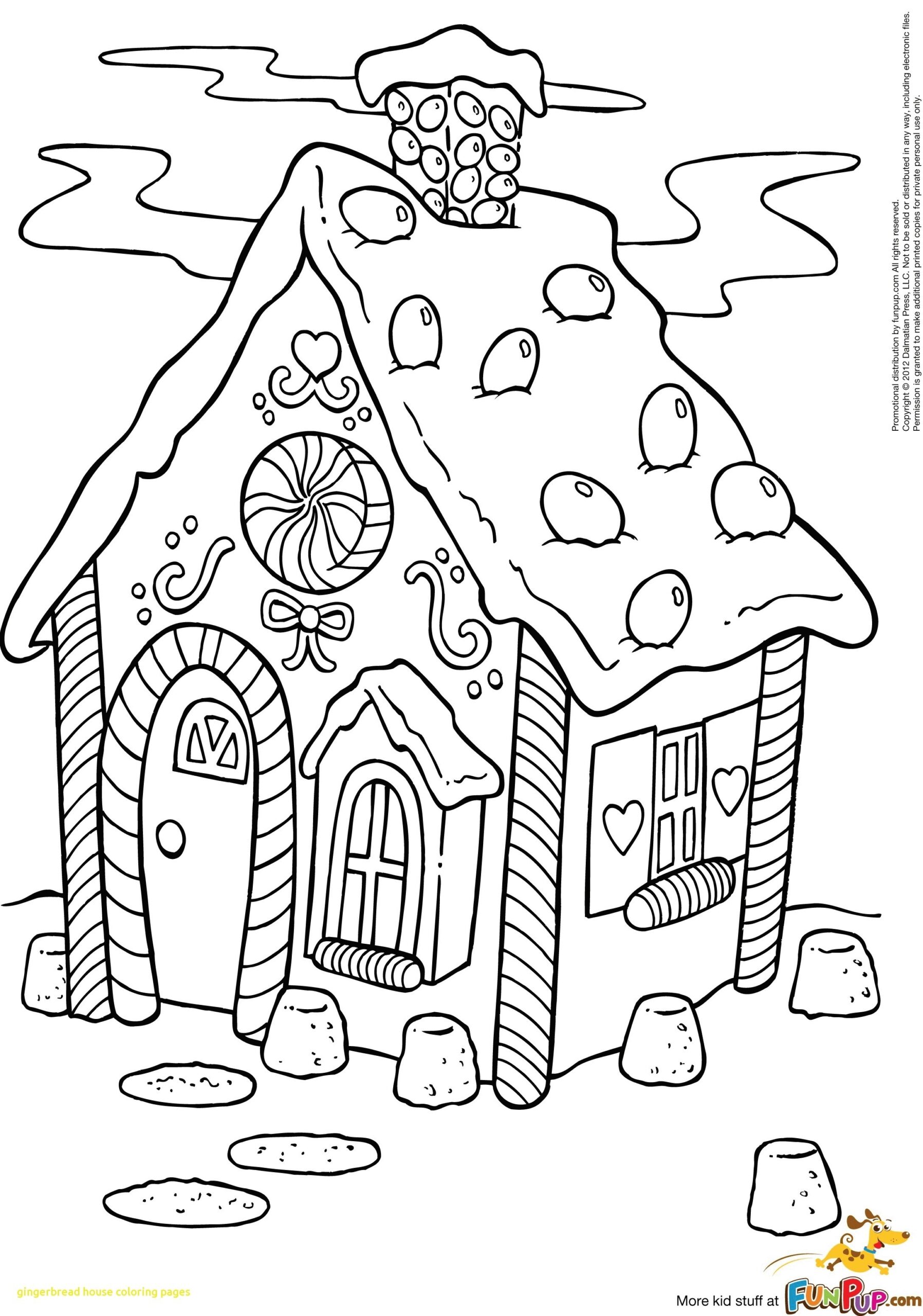 Gingerbread Man House Coloring Pages At GetColorings Free 