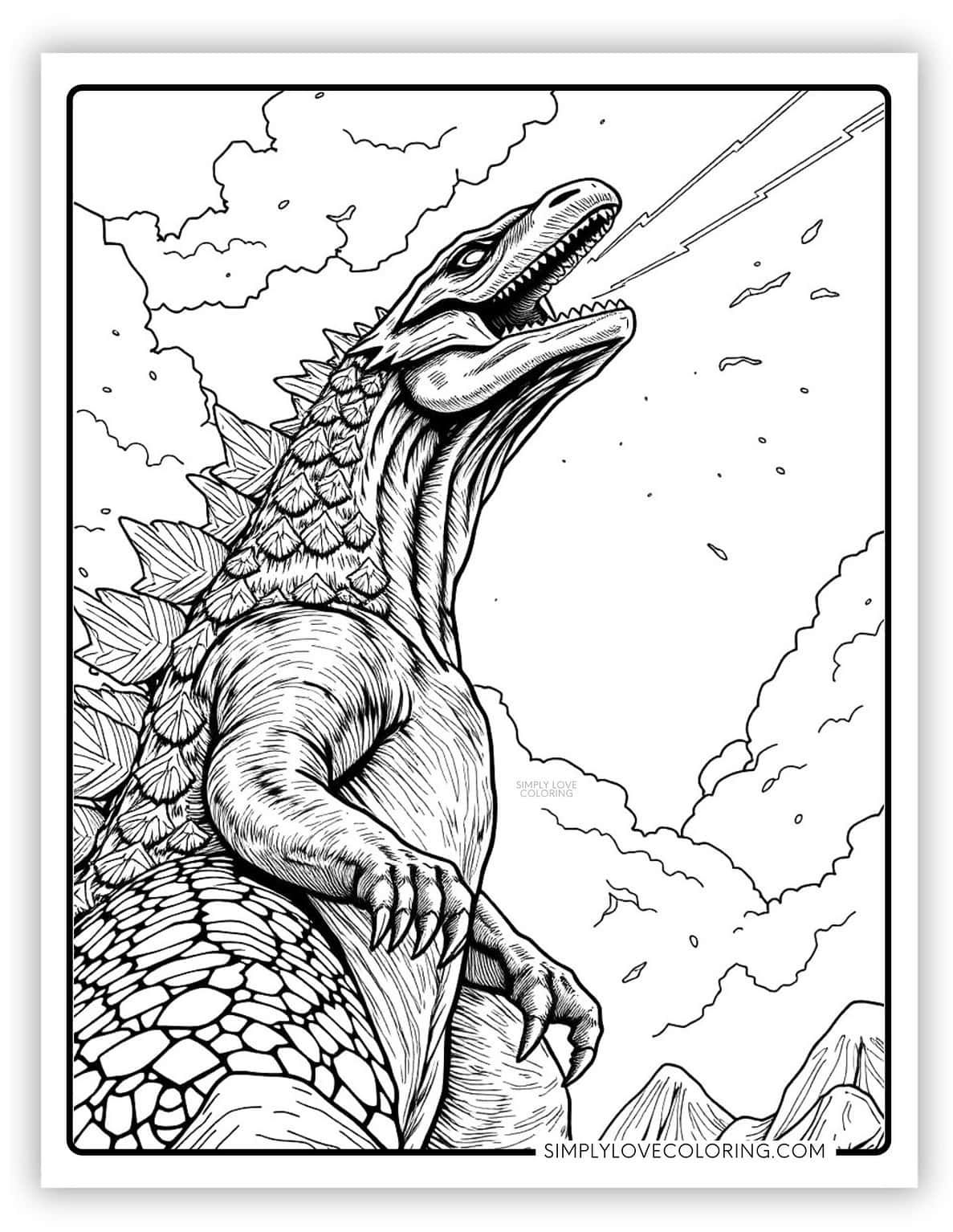 godzilla coloring pages godzilla coloring pages