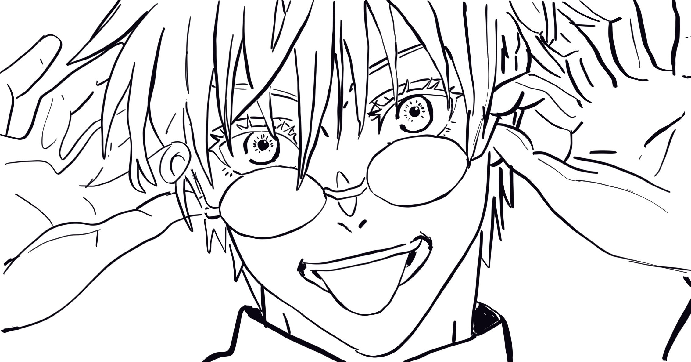 Gojo Coloring Pages Jujutsu Kaisen Etsy Australia