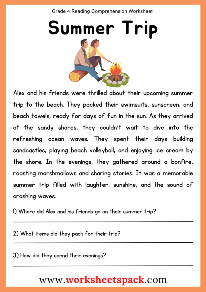 reading worksheets for 4th graders reading worksheets for 4th graders