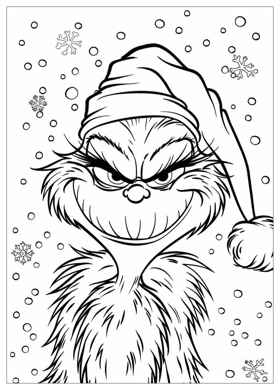 Grinch Coloring Pages Coloring Fun For Kids MrColoring Com