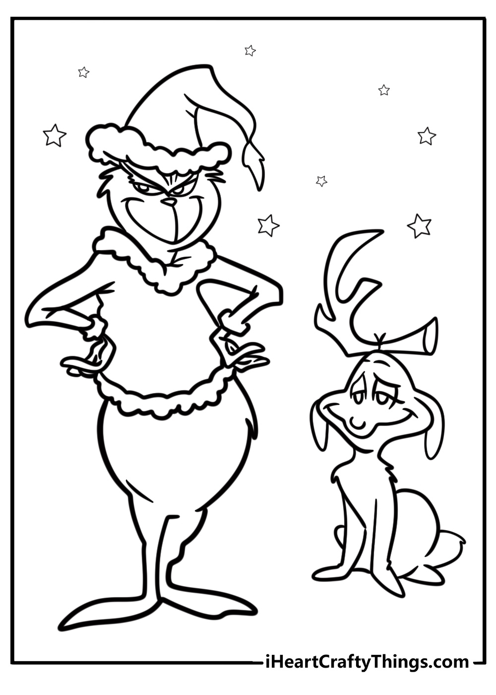 grinch coloring pages