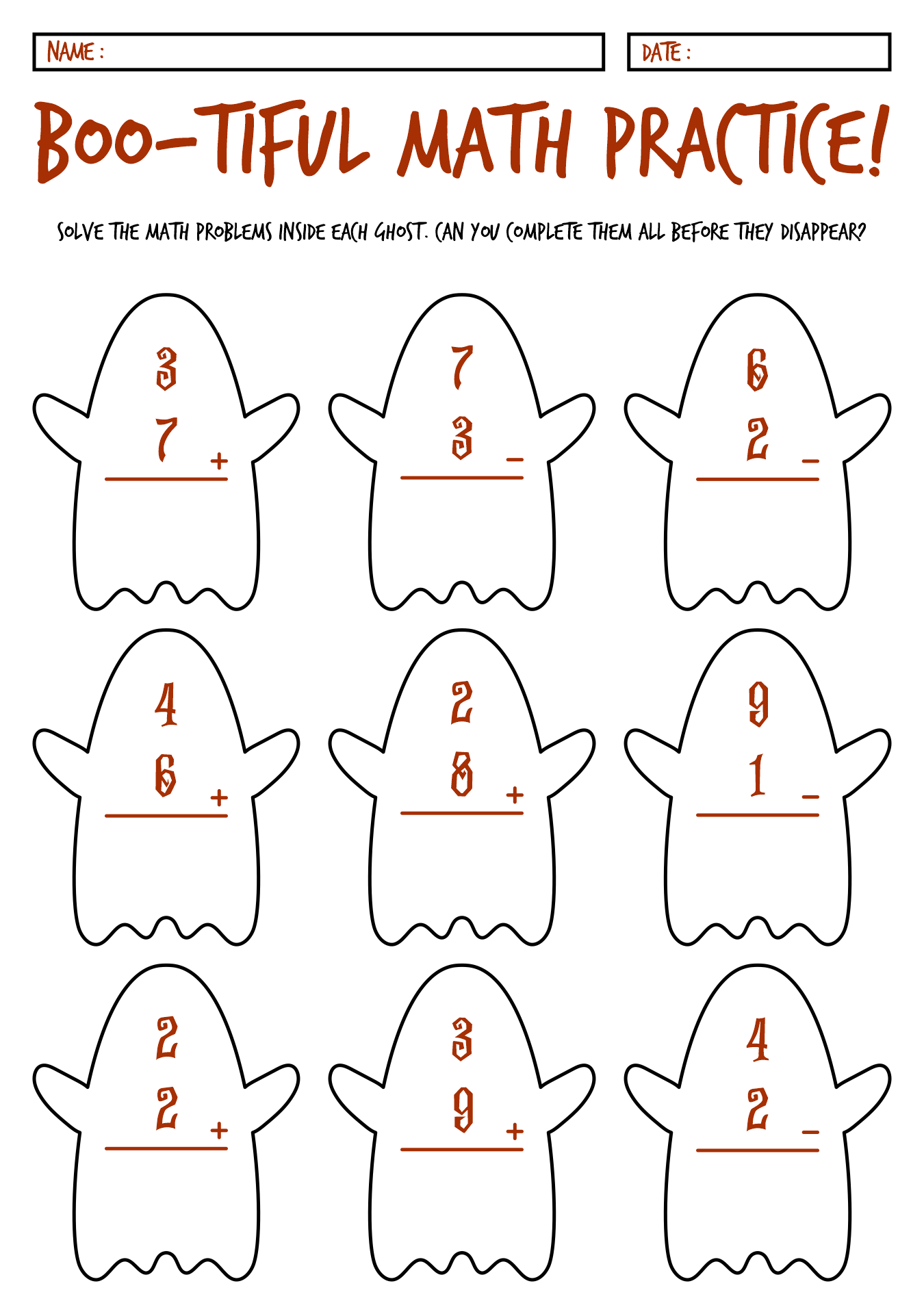 Halloween Math Worksheets 15 Free PDF Printables Printablee Halloween Math Worksheets 15 Free PDF Printables Printablee